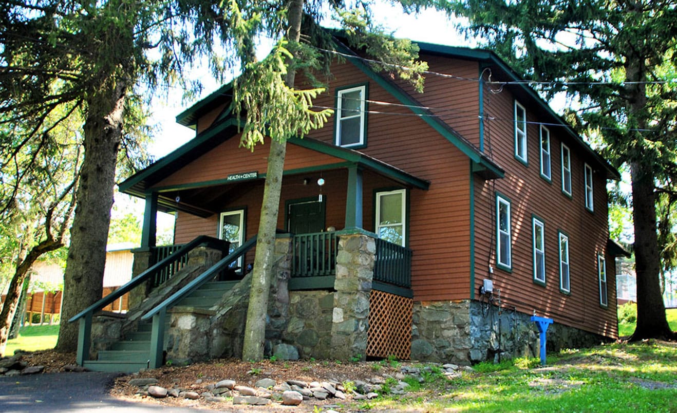 Exterior of health center